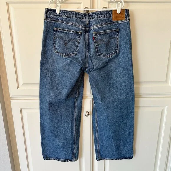 Levi's Low Loose Wide Leg Jeans, Size 34 x 30 - Picture 2 of 5